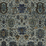 2' X 3' Blue Green Oriental Power Loom Area Rug - Homeroots
