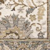 7' X 10' Gray and Ivory Oriental Power Loom Area Rug - Homeroots - Flyclothing LLC