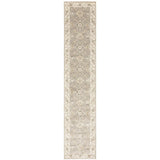 12' Runner Beige and Ivory Oriental Power Loom Runner Rug - Homeroots - Flyclothing LLC