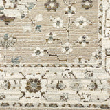 10' X 13' Beige and Ivory Oriental Power Loom Area Rug - Homeroots - Flyclothing LLC