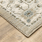 3' X 5' Beige and Ivory Oriental Power Loom Area Rug - Homeroots - Flyclothing LLC