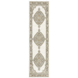 8' Runner Beige and Ivory Oriental Power Loom Runner Rug - Homeroots - Flyclothing LLC