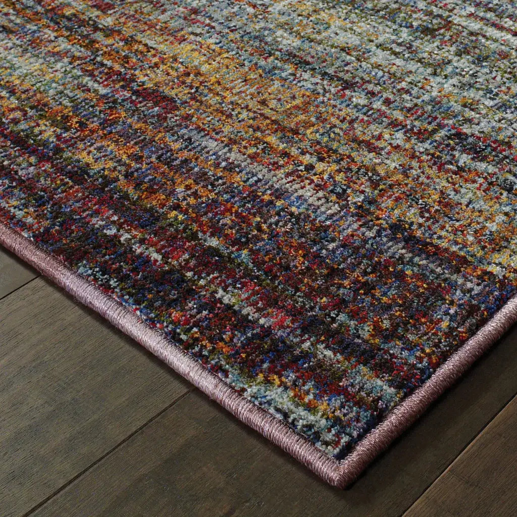 2' X 3' Blue and Gray Abstract Power Loom Area Rug - Homeroots - Flyclothing LLC