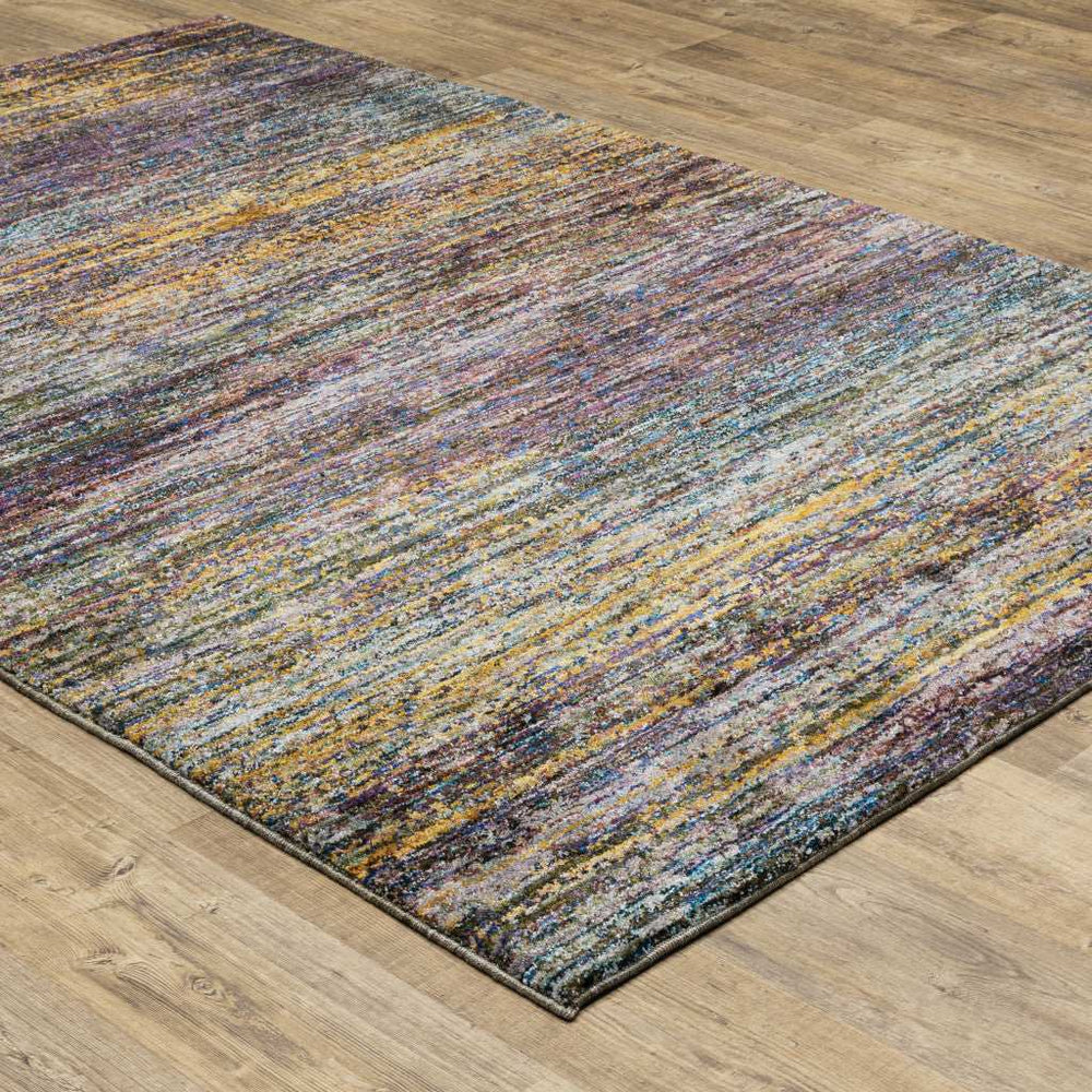 2' X 3' Blue and Gray Abstract Power Loom Area Rug - Homeroots - Flyclothing LLC