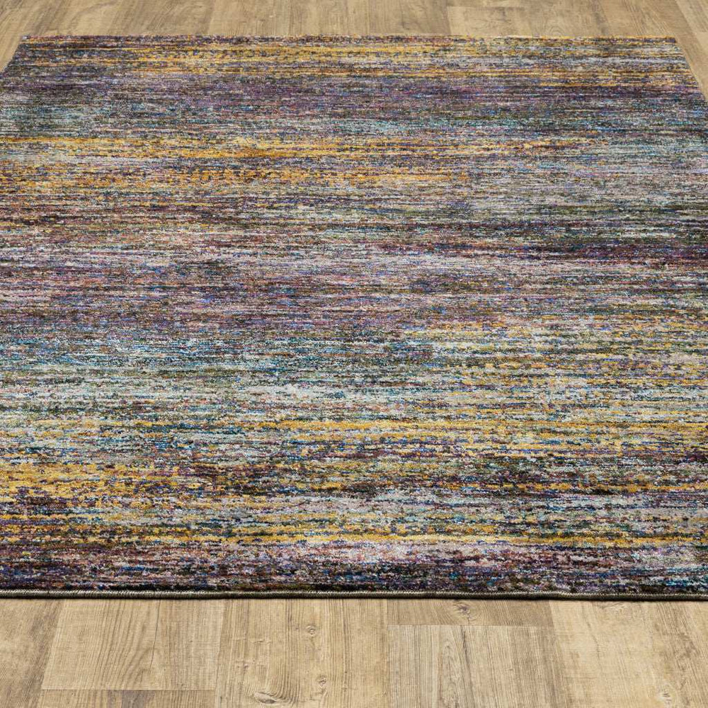 2' X 3' Blue and Gray Abstract Power Loom Area Rug - Homeroots - Flyclothing LLC