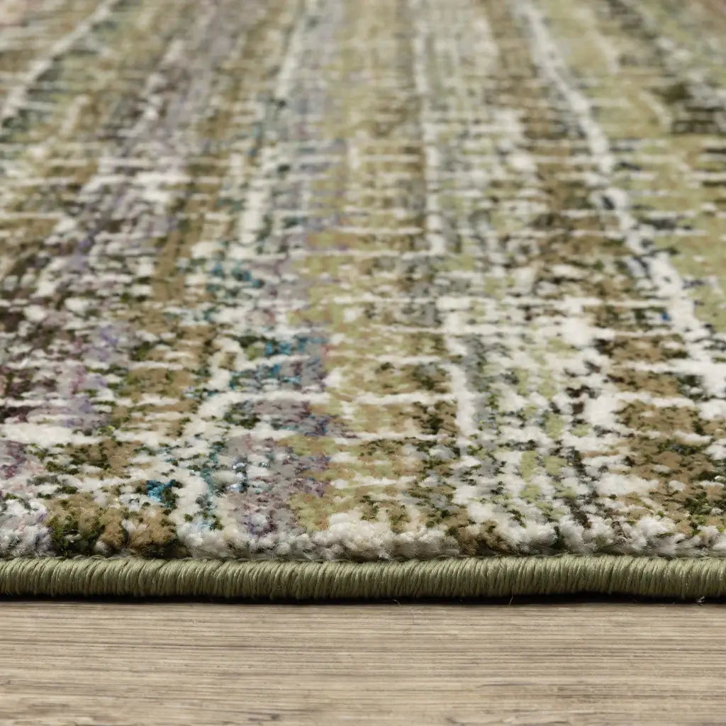 10' X 13' Gray and Ivory Abstract Power Loom Area Rug - Homeroots - Flyclothing LLC