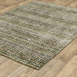 10' X 13' Gray and Ivory Abstract Power Loom Area Rug - Homeroots - Flyclothing LLC