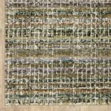 10' X 13' Gray and Ivory Abstract Power Loom Area Rug - Homeroots - Flyclothing LLC
