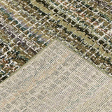 2' X 3' Gray and Ivory Abstract Power Loom Area Rug - Homeroots - Flyclothing LLC