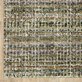 9' X 12' Gray and Ivory Abstract Power Loom Area Rug - Homeroots - Flyclothing LLC