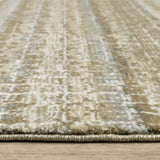 10' X 13' Gray and Ivory Abstract Power Loom Area Rug - Homeroots - Flyclothing LLC