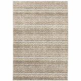 9' X 12' Gray and Ivory Abstract Power Loom Area Rug - Homeroots - Flyclothing LLC