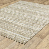 9' X 12' Gray and Ivory Abstract Power Loom Area Rug - Homeroots - Flyclothing LLC