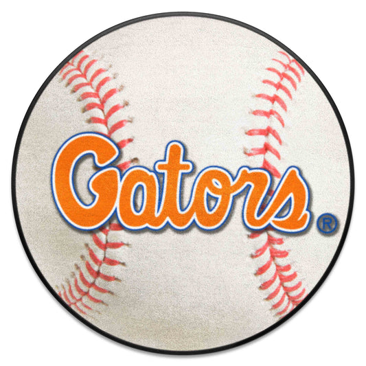 Florida Gators Baseball Rug - 27in. Diameter, "Gators" - Florida