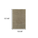10' X 13' Blue and Silver Geometric Power Loom Area Rug - Homeroots - Flyclothing LLC