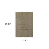 2' X 3' Blue and Silver Geometric Power Loom Area Rug - Homeroots - Flyclothing LLC