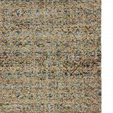12' Runner Blue and Beige Geometric Power Loom Runner Rug - Homeroots - Flyclothing LLC