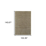 9' X 12' Blue and Silver Geometric Power Loom Area Rug - Homeroots - Flyclothing LLC