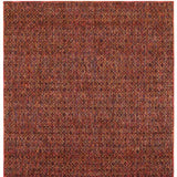 2' X 3' Red and Gold Geometric Power Loom Area Rug - Homeroots - Flyclothing LLC