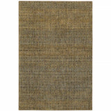 10' X 13' Green Geometric Power Loom Area Rug - Homeroots - Flyclothing LLC