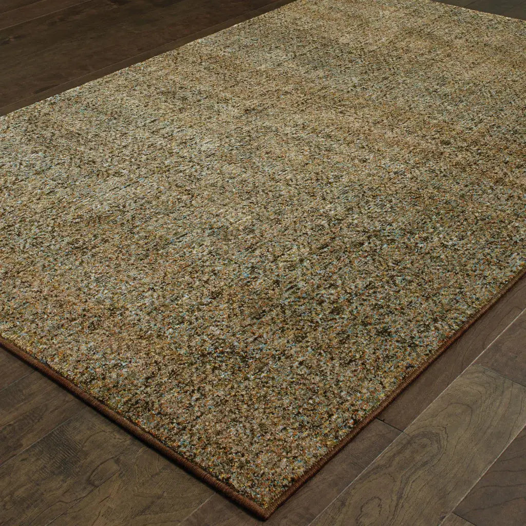 2' X 3' Green Geometric Power Loom Area Rug - Homeroots - Flyclothing LLC