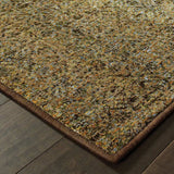 5' X 7' Green Geometric Power Loom Area Rug - Homeroots - Flyclothing LLC