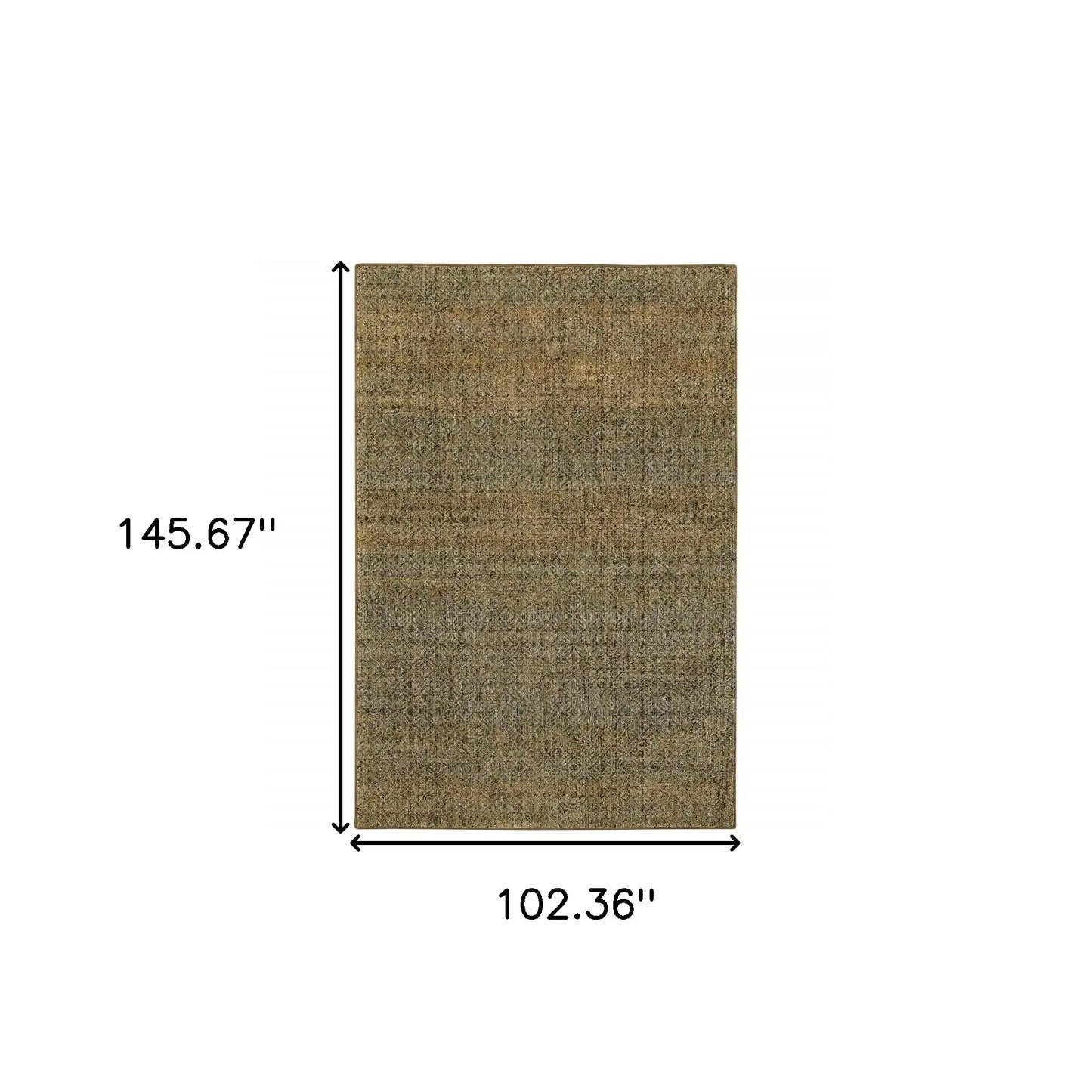 9' X 12' Green Geometric Power Loom Area Rug - Homeroots - Flyclothing LLC