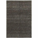 10' X 13' Gray Geometric Power Loom Area Rug - Homeroots - Flyclothing LLC