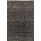2' X 3' Gray Geometric Power Loom Area Rug