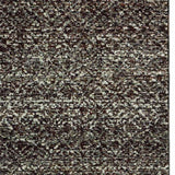12' Runner Charcoal Grey and Brown Geometric Power Loom Runner Rug - Homeroots - Flyclothing LLC