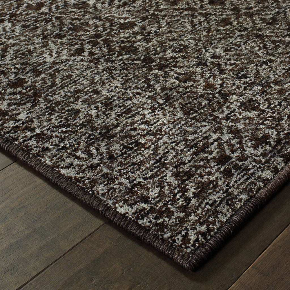 3' X 5' Gray Geometric Power Loom Area Rug - Homeroots - Flyclothing LLC