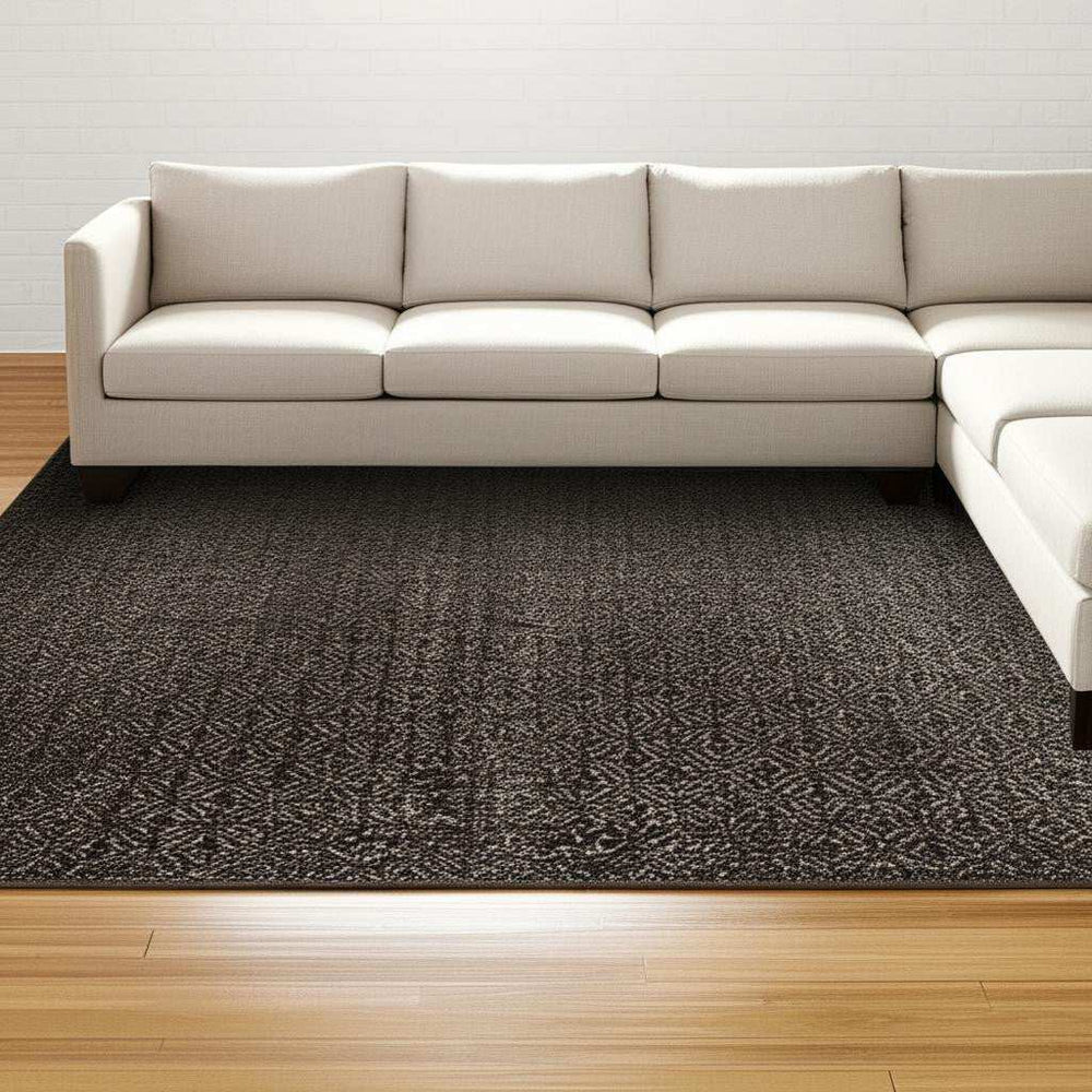 5' X 7' Gray Geometric Power Loom Area Rug - Homeroots - Flyclothing LLC