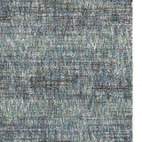12' Runner Blue Grey Silver and Green Power Loom Runner Rug - Homeroots