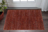 3' X 5' Red and Gray Power Loom Area Rug - Homeroots - Flyclothing LLC