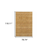 7' X 10' Brown Power Loom Area Rug - Homeroots - Flyclothing LLC