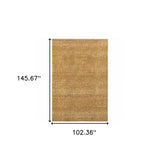 9' X 12' Brown Power Loom Area Rug - Homeroots - Flyclothing LLC