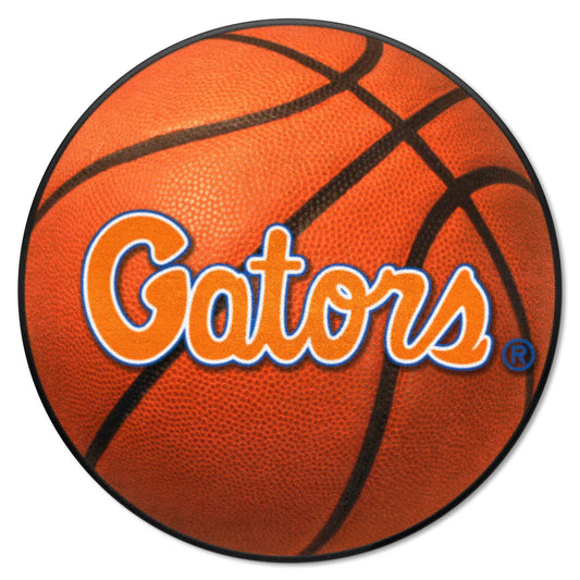 Florida Gators Basketball Rug - 27in. Diameter, "Gators" - Florida
