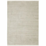 10' X 13' Ivory Beige Taupe And Tan Geometric Power Loom Stain Resistant Area Rug With Fringe - Homeroots - Flyclothing LLC