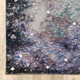 2' X 3' Purple and Ivory Abstract Power Loom Area Rug - Homeroots - Flyclothing LLC