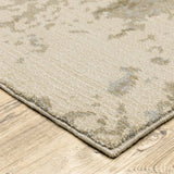 2' X 3' Gray and Ivory Abstract Power Loom Area Rug - Homeroots - Flyclothing LLC