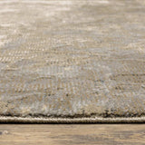 2' X 3' Gray and Ivory Abstract Power Loom Area Rug - Homeroots - Flyclothing LLC