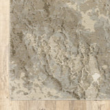 3' X 5' Gray and Ivory Abstract Power Loom Area Rug - Homeroots - Flyclothing LLC