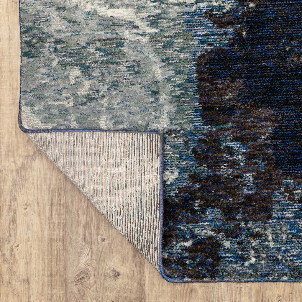10' X 13' Gray Abstract Power Loom Area Rug - Homeroots - Flyclothing LLC