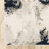 2' X 3' Gray and Black Abstract Power Loom Area Rug - Homeroots - Flyclothing LLC