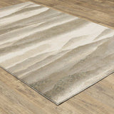 7' X 10' Blue and Gray Abstract Power Loom Area Rug - Homeroots - Flyclothing LLC