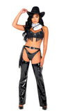 Roma Costume 4pc Midnight Gunslinger Cowgirl - Roma Costume - Flyclothing LLC