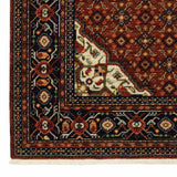 2' X 10' Blue And Red Oriental Power Loom Runner Rug With Fringe - Homeroots - Flyclothing LLC