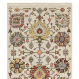 2' X 10' Gray And Ivory Oriental Power Loom Runner Rug With Fringe - Homeroots - Flyclothing LLC