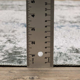 2' X 3' Gray And Ivory Abstract Printed Stain Resistant Non Skid Area Rug - Homeroots - Flyclothing LLC