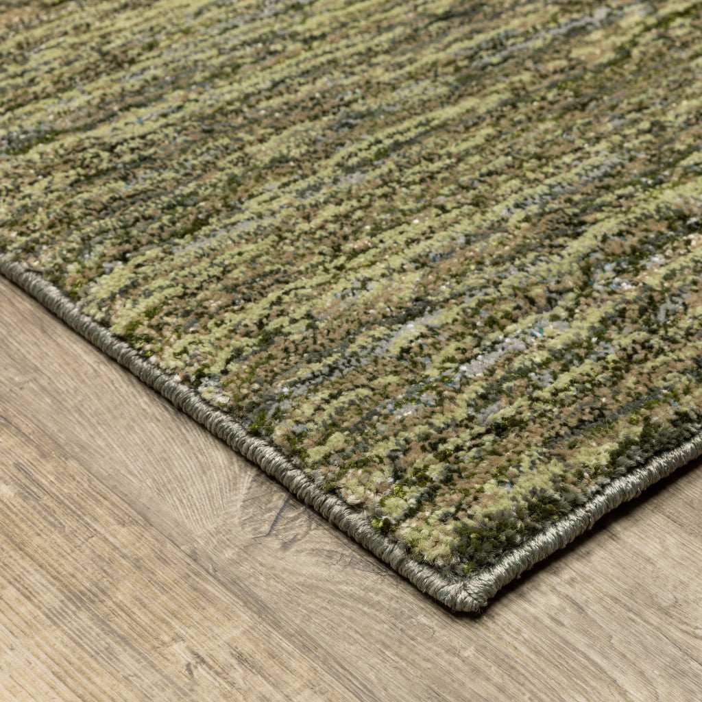 8' Runner Blue and Beige Geometric Power Loom Runner Rug - Homeroots - Flyclothing LLC